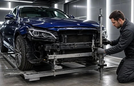 Front-End Collision Repair at ABC Crash Repairs