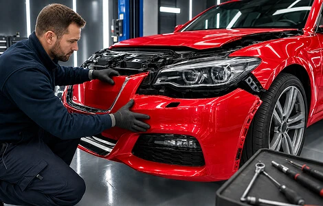 Bumper Replacement at ABC Crash Repairs